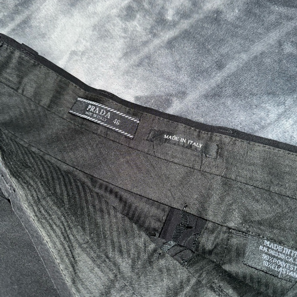 Black Prada pants Vintage Designer Trendy Luxury pants
